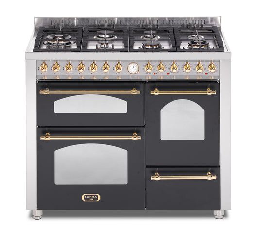 Refurbished - Dolcevita 110 cm Triple Electric Oven Dual Fuel Range Cooker - RE50