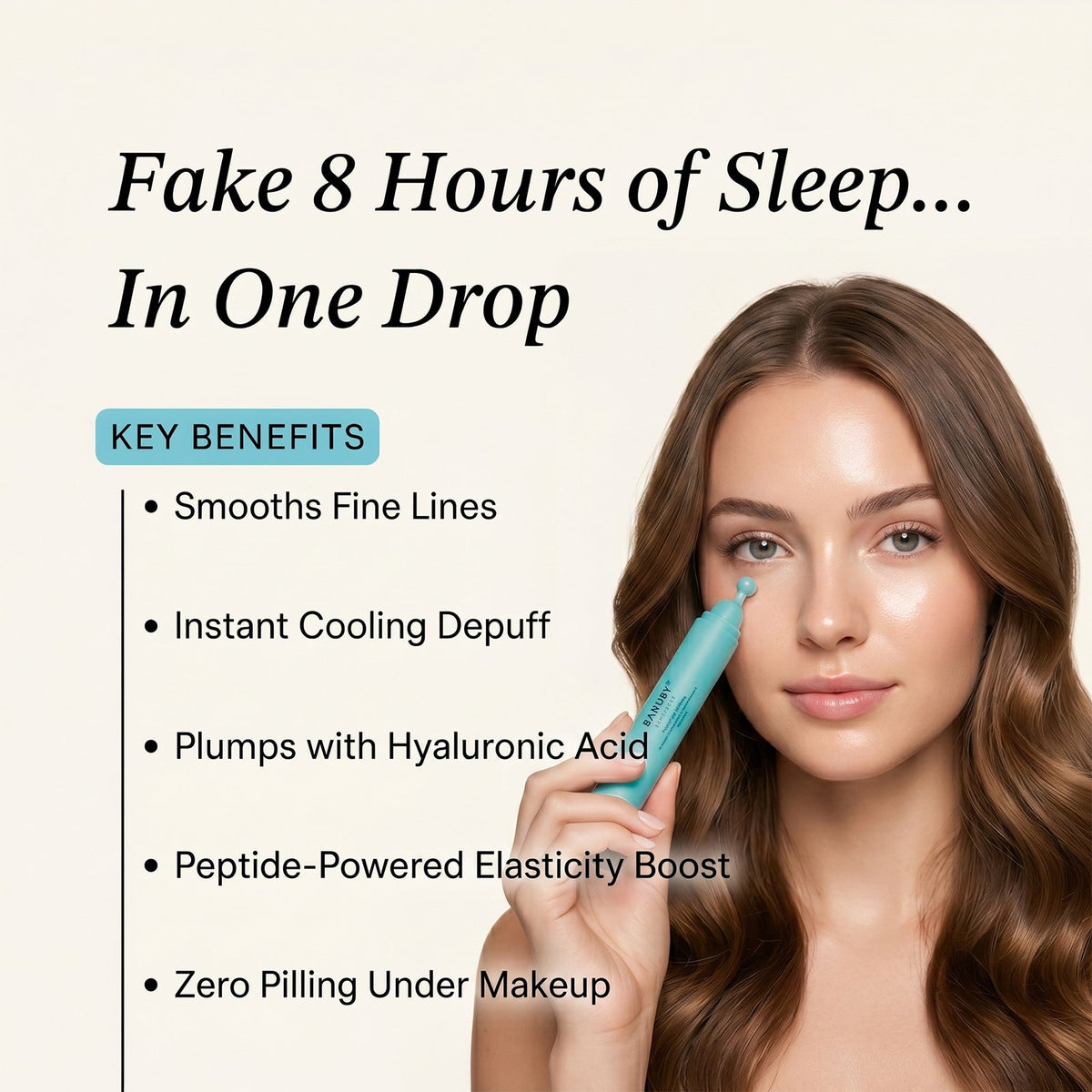 Peptide Eye Serum with Cooling Roller — 15 ml