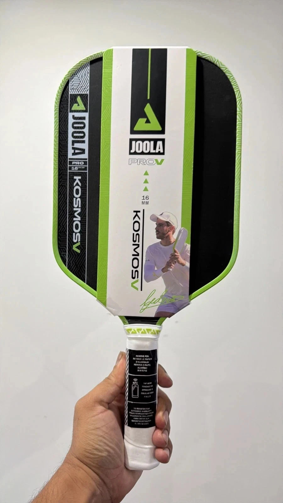 JOOLA PRO IV KOSMOS DUAL 16mm Pickleball Paddle – Green/Black/White