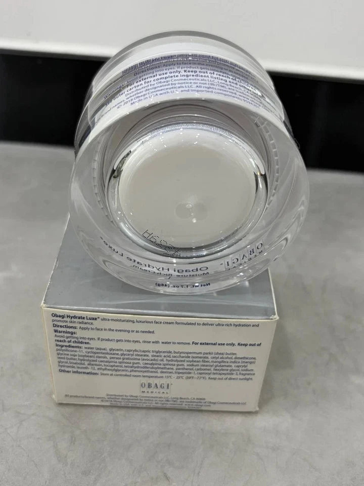 Obagi Hydrate Luxe Moisture-Rich Cream 48g / 1.7 oz – Hydrating Face Moisturizer